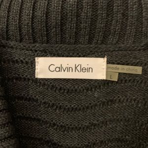 Calvin Klein sweater dress. Size L gray